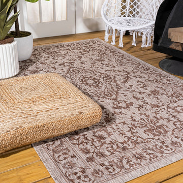 Jerash Ornate Medallion Indoor/outdoor Area Rug